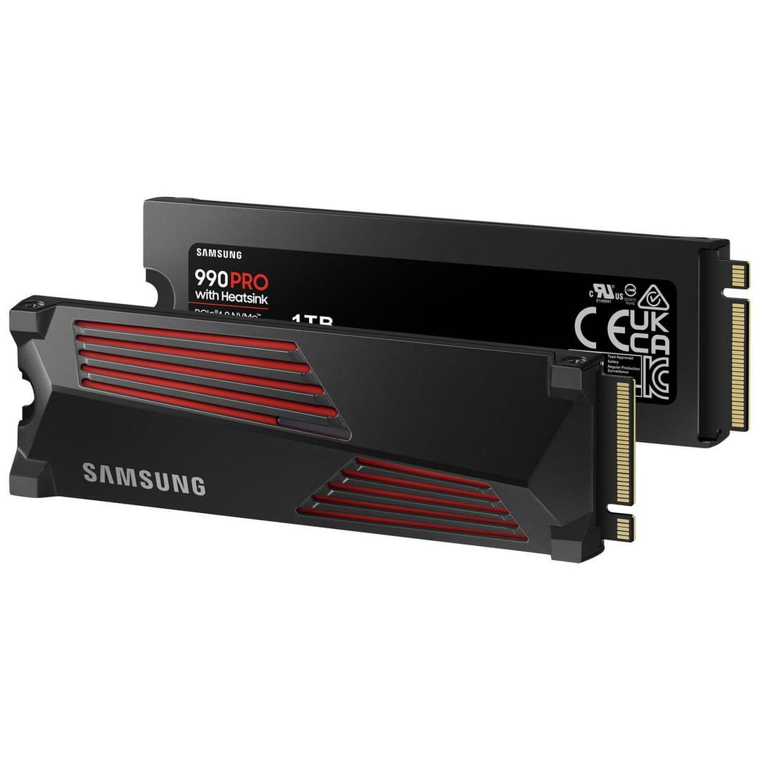 Samsung 990 PRO with Heatsink PCIe 4.0 NVMe M.2 2280 Internal SSD for PC & PS5 - 1TB - Image 8