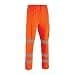 Beeswift Envirowear Orange Hi-Vis Trouser Unisex Reflective Sustainable Circular Process Safety PPE Workwear - 30 Short - Image 3