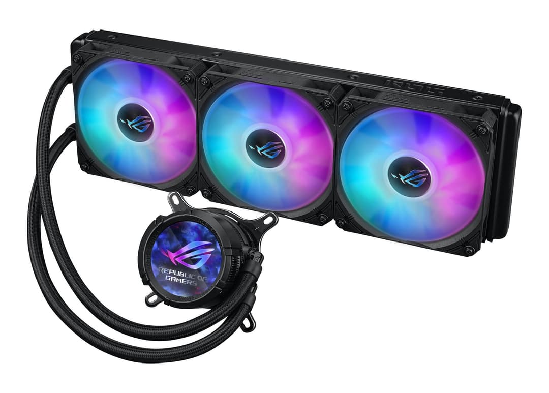 Asus ROG STRIX LC III 360 ARGB LCD All-in-One Liquid Cooler - Black - Image 3