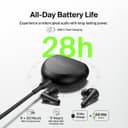 Belkin SoundForm Rhythm ANC True Wireless Earbuds - Black thumbnail 3