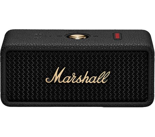 MARSHALL Willen Portable Bluetooth Speaker - Black & Brass - Image 4