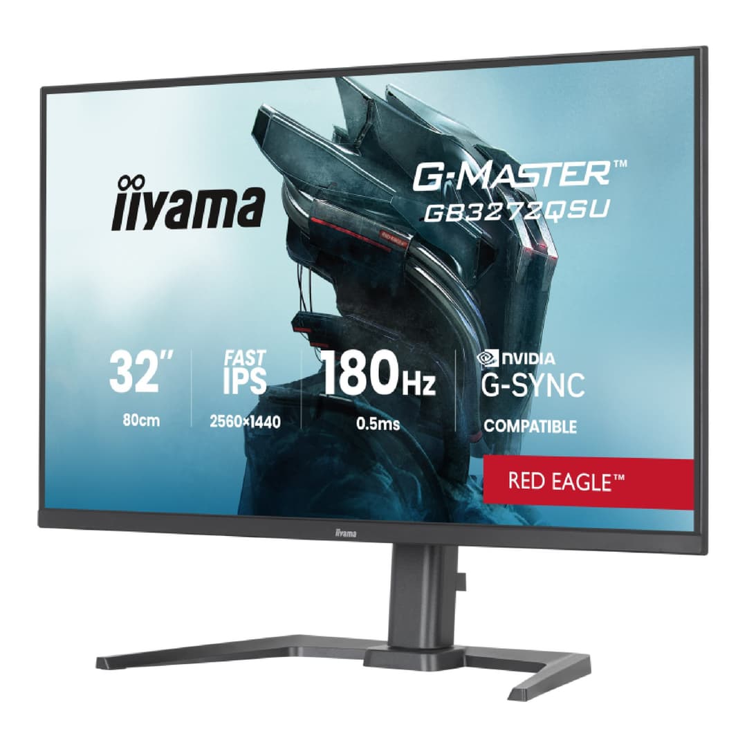 iiyama G-Master GB3272QSU 32" Fast IPS Quad HD 180Hz 0.5ms G-Sync Height Adjustable Gaming Monitor - Image 2