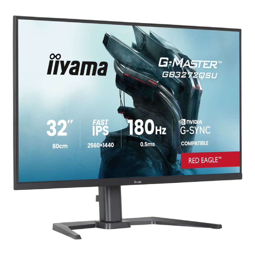 iiyama G-Master GB3272QSU 32" Fast IPS Quad HD 180Hz 0.5ms G-Sync Height Adjustable Gaming Monitor - Image 3