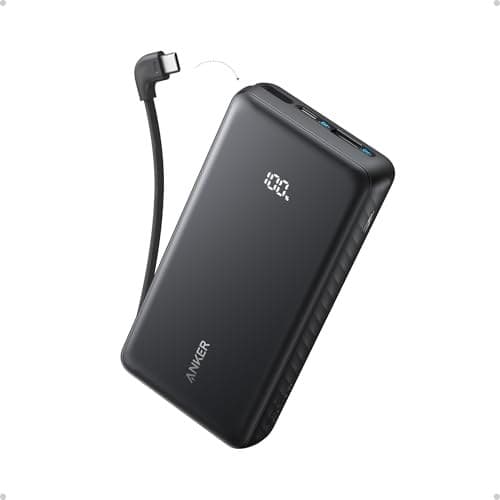 Anker Zolo Power Bank 20000mAh 22.5W with Built-in USB-C Cable (A110E) - Image 2