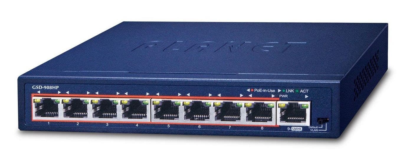 8-Port 10/100/1000 Gigabit