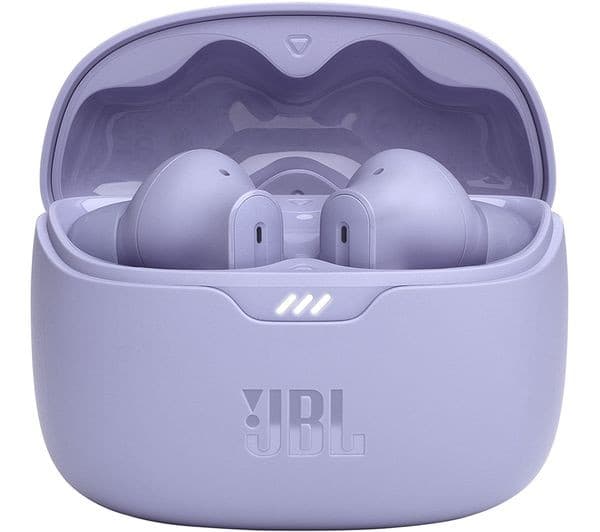 JBL Tune Beam Wireless Bluetooth Noise-Cancelling Earbuds - Purple - Image 7