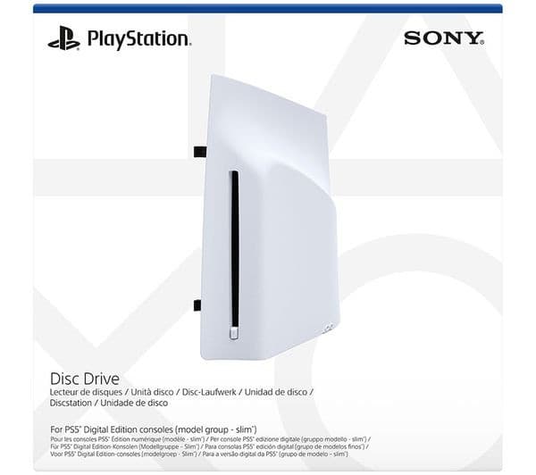 Sony PlayStation 5 Disc Drive for PS5 Digital Edition Consoles (Model Group - Slim) - White - Image 2