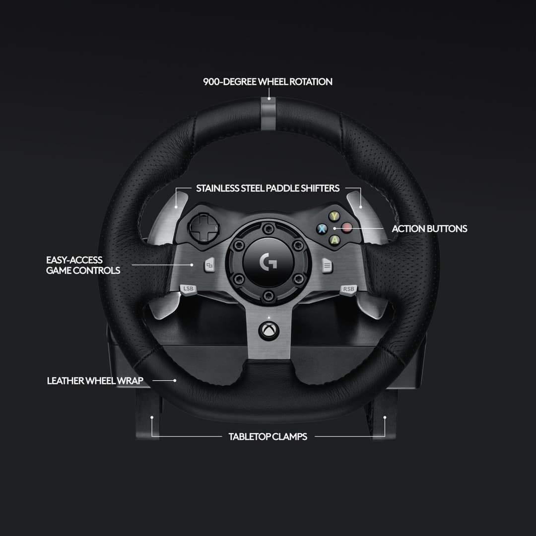 Logitech G920 Driving Force Gaming Steering Wheel - Xbox - Image 6