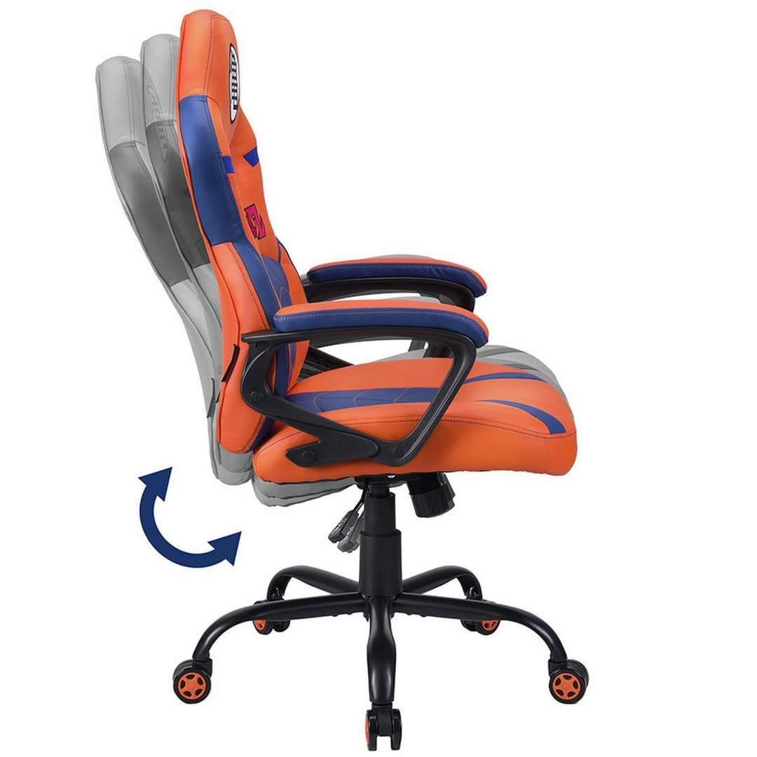 Subsonic Dragon Ball Z Junior Gaming Chair - Orange and Blue - Image 5