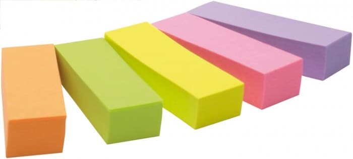 3M 670-5 note paper Rectangle Multicolour 100 sheets Self-adhesive - Image 1