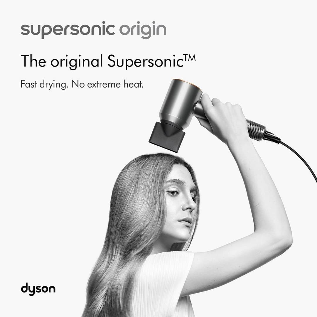 Dyson Supersonic Origin Hair Dryer - Nickel & Copper - Image 2
