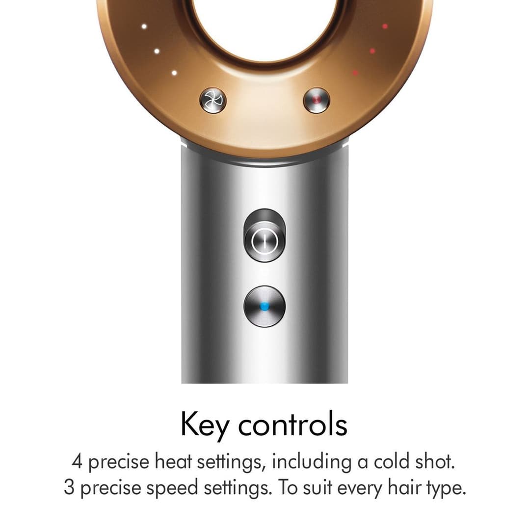 Dyson Supersonic Origin Hair Dryer - Nickel & Copper - Image 6