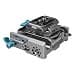 KONDOR BLUE | 501 Adjustable Baseplate for 15mm Rod Rigs | Arca Swiss QR Quick Release Plate, 85mm Matte Box Spacing, Anti-Twist Rail Clamps, Camera Cage Riser Mount | Gray thumbnail 3