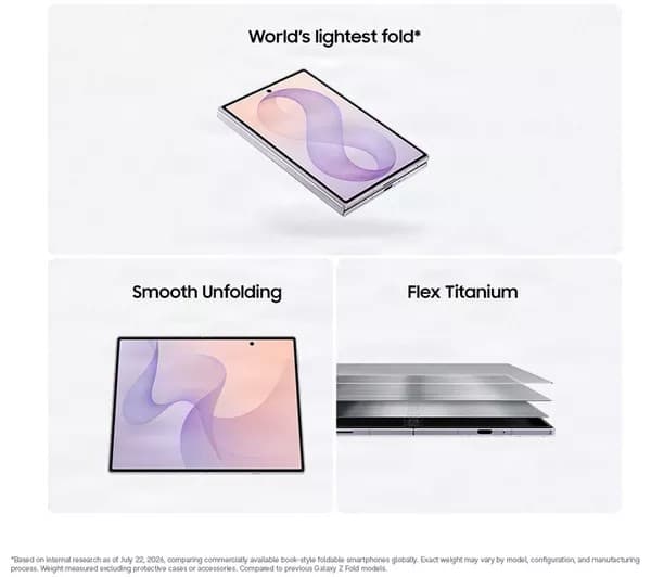 Samsung Galaxy Z Fold8 5G 256GB Foldable Smartphone - Cream - Image 5