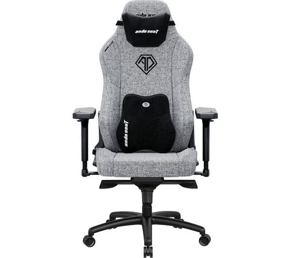 AndaSeat Phantom 3 Premium Gaming Chair - XL, Grey Linen Fabric - Image 2