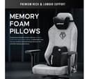 AndaSeat Phantom 3 Premium Gaming Chair - XL, Grey Linen Fabric thumbnail 4