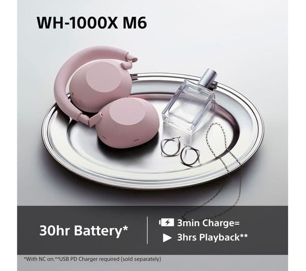 Sony WH-1000XM6 Headphones Pink - Image 8