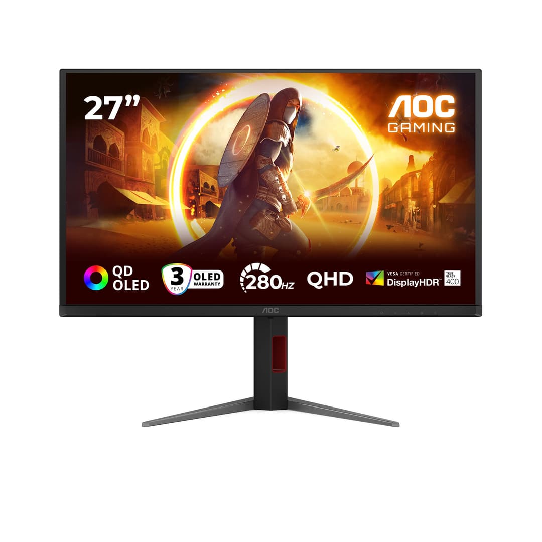 AOC G4 Q27G4ZD 27" Fast IPS Quad HD 240Hz 0.3ms G-Sync compatible Height Adjustable Gaming Monitor - Image 1