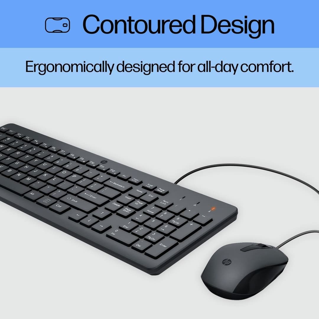 HP 150 Wired Mouse and Keyboard - Image 4