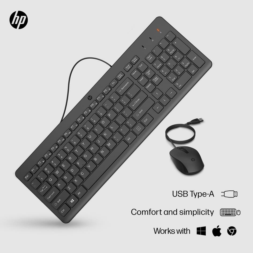HP 150 Wired Mouse and Keyboard - Image 7