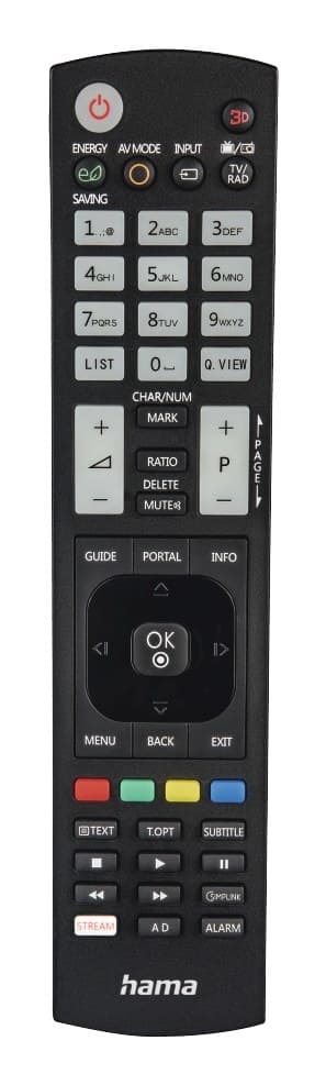 Hama 00221061 Replacement Remote Control for LG TVs, IR, Learning Function - Image 2