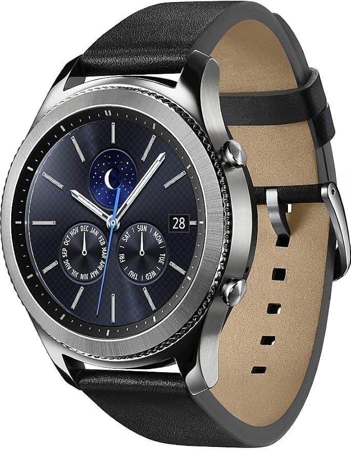 Samsung Gear S3 Classic Stainless Steel Smartwatch German Edition - Silber - Image 1