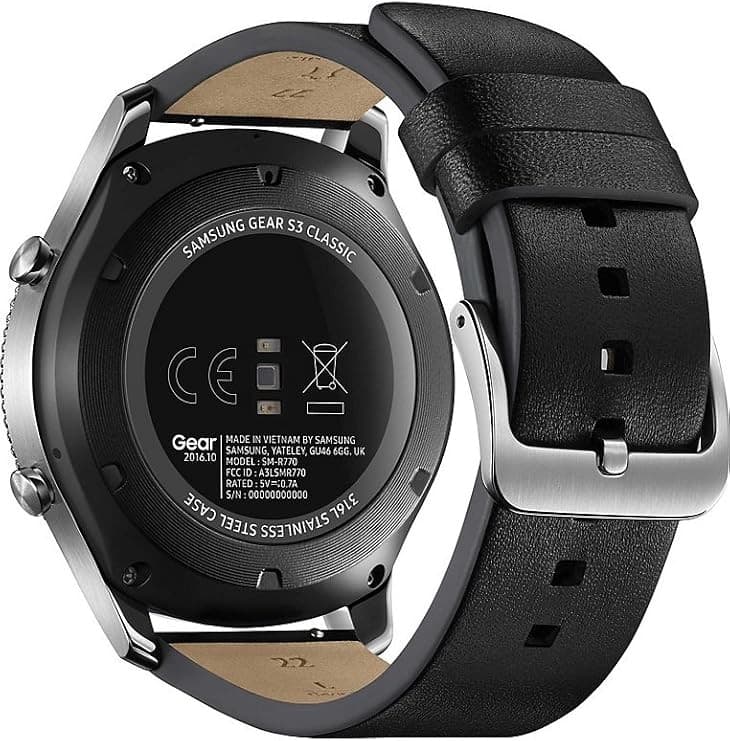 Samsung Gear S3 Classic Stainless Steel Smartwatch German Edition - Silber - Image 2