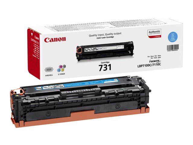 Canon 731 Original Toner Cartridge for i-SENSYS LBP7100Cn/LBP7110Cw - Cyan, Standard Capacity - Image 1