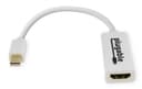 Plugable Technologies Mini DisplayPort (Thunderbolt 2) to HDMI Adapter - Driverless (Supports Mac, Windows, Linux, and 4K Displays up to 3840x2160@30Hz, Passive) thumbnail 1