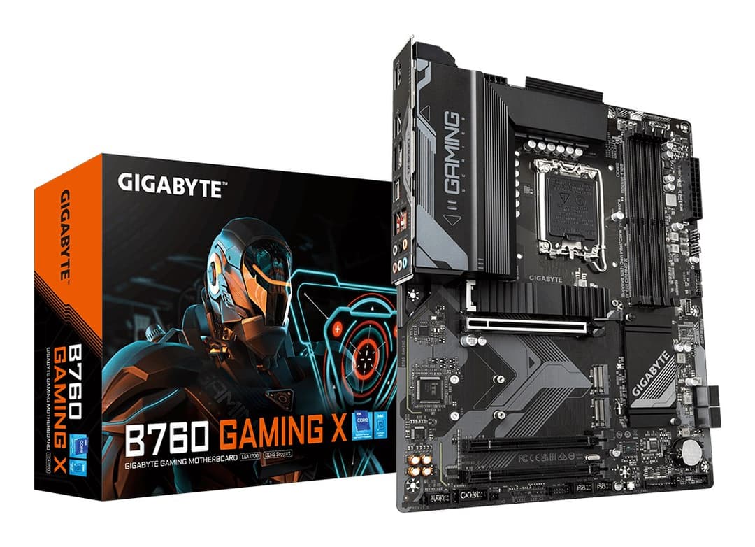 GIGABYTE B760 GAMING X Motherboard - Supports Intel Core 14th Gen CPUs, 8+1+1 Phases Digital VRM, up to 7600MHz DDR5 (OC), 3xPCIe 4.0 M.2, 2.5GbE LAN, USB 3.2 Gen 2 - Image 1