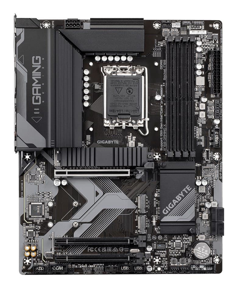 GIGABYTE B760 GAMING X Motherboard - Supports Intel Core 14th Gen CPUs, 8+1+1 Phases Digital VRM, up to 7600MHz DDR5 (OC), 3xPCIe 4.0 M.2, 2.5GbE LAN, USB 3.2 Gen 2 - Image 2