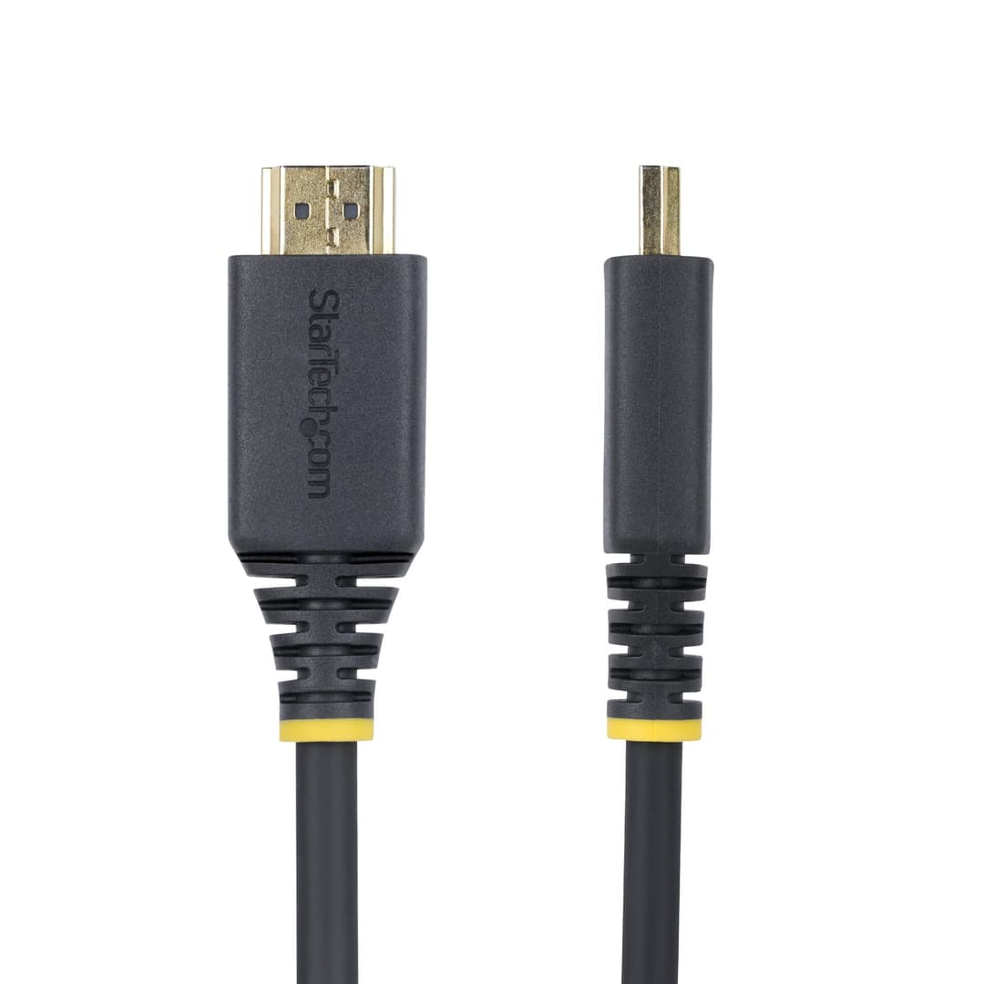 StarTech.com 3m (10ft) Premium Certified High Speed HDMI Cable, 4K 60Hz/1440p 144Hz, HDR10/HDCP 2.2/ARC, 18Gbps, UHD HDMI 2.0 Cord for TV/Monitor/Display, TPE Jacket - Image 3