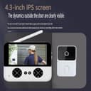 Yesido KM27 2.4G Wireless Video Doorbell 1MP Camera 4.3 inch LCD Monitor thumbnail 5