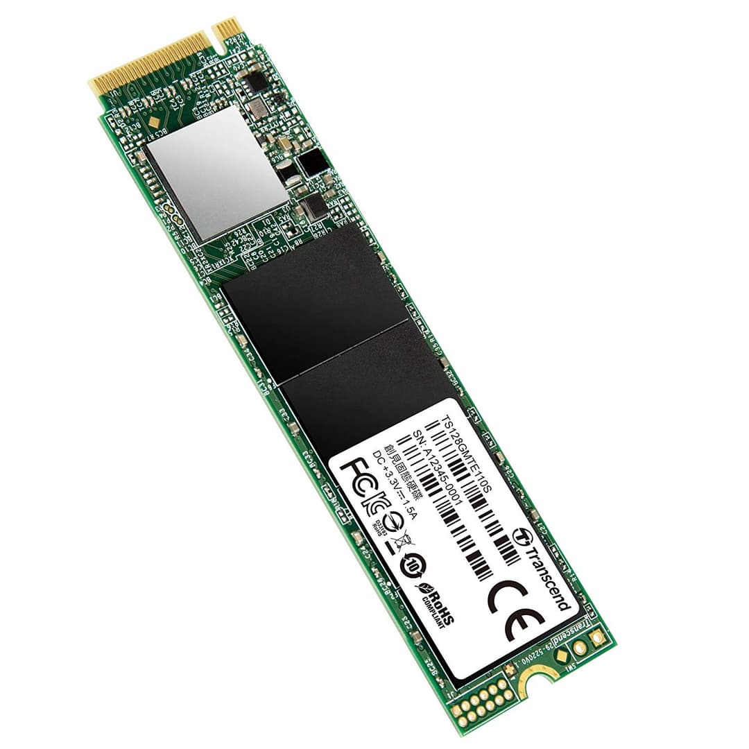 Transcend 110S M.2 2280 NVMe PCIe Gen3 x4 SSD - 128GB - Image 2