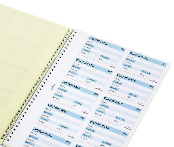 DURABLE - visitors book refill - 90 x 60 mm - 300 refill - duplicate - Image 2