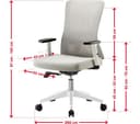 TTAP Oxford Mesh Tilting Executive Chair - Grey thumbnail 5
