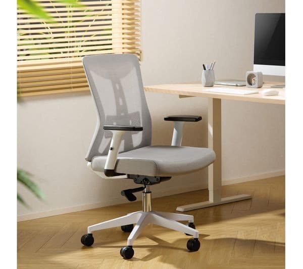 TTAP Oxford Mesh Tilting Executive Chair - Grey - Image 6