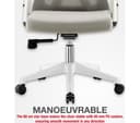 TTAP Oxford Mesh Tilting Executive Chair - Grey thumbnail 8