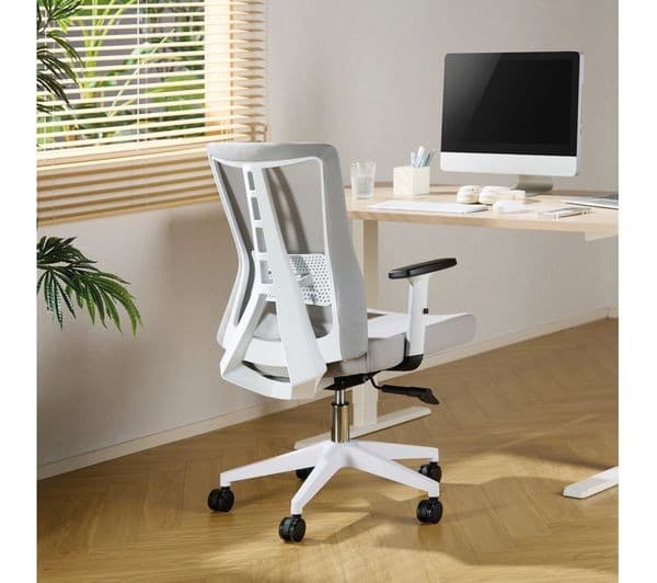 TTAP Oxford Mesh Tilting Executive Chair - Grey - Image 10