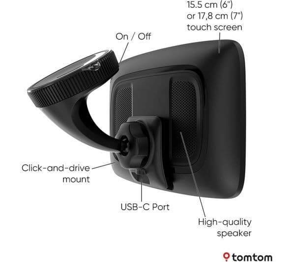 TOMTOM GO Navigator 2nd Generation 6" Sat Nav - Europe Maps - Image 5