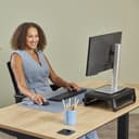 Fellowes Wrist Rest Breyta Palm Rest with Antibacterial Protection Ergonomic Wrist Support Marine thumbnail 4