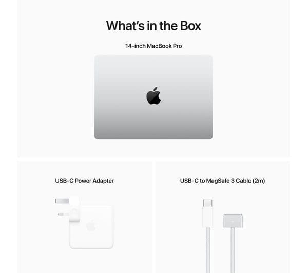 APPLE MacBook Pro 14" (2023) - M2 Pro, 512 GB SSD, Silver - Image 4