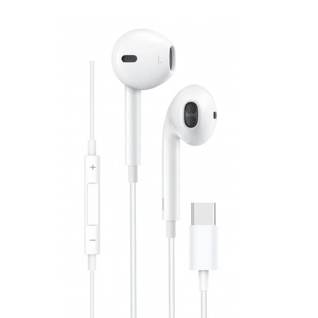 Ven-Dens Type-C Earphones, High-Resolution Sound & Plug-and-Play Convenience, VD-EAR001 - White - Image 1