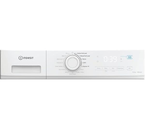 INDESIT MyTime IDMA 75624 UK 7 kg Washer Dryer - White - Image 8