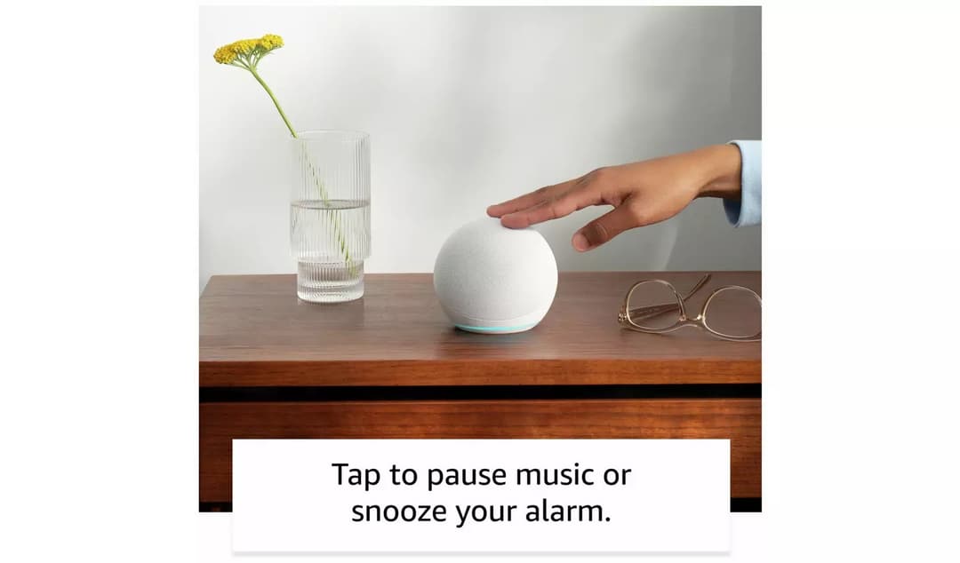 Amazon Echo Dot 5th Gen Smart Speaker Glacier White - Image 5