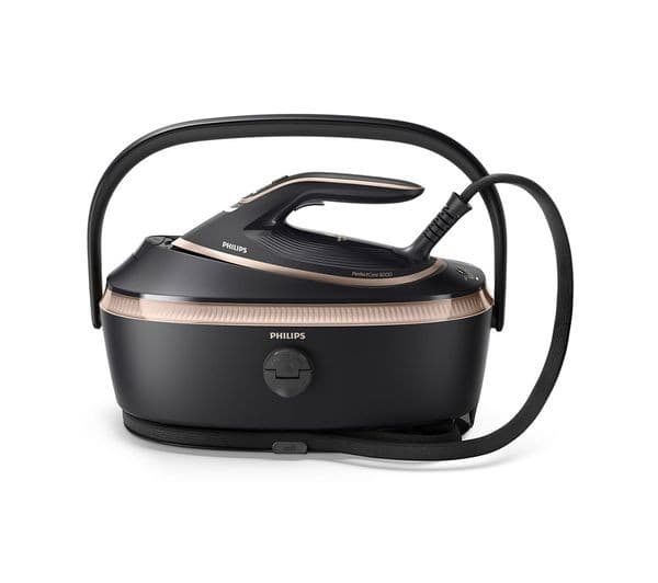 PHILIPS PerfectCare 8000 Series PSG8300/80 Steam Generator Iron - Black & Gold - Image 1