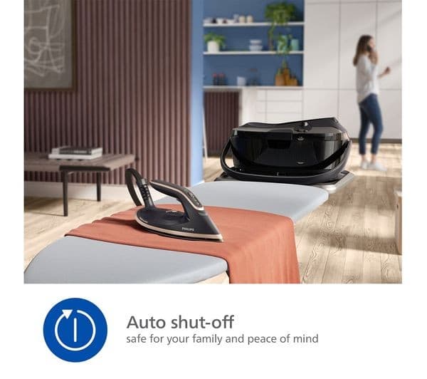 PHILIPS PerfectCare 8000 Series PSG8300/80 Steam Generator Iron - Black & Gold - Image 7