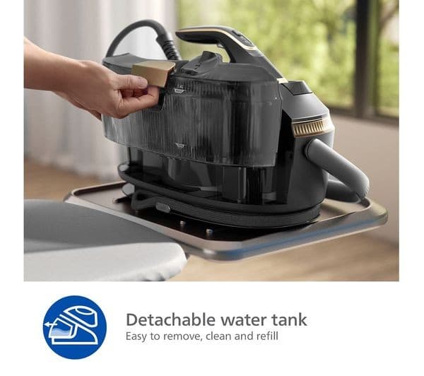 PHILIPS PerfectCare 8000 Series PSG8300/80 Steam Generator Iron - Black & Gold - Image 9