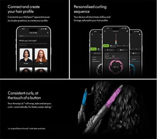 DYSON Airwrap I.D. Curly + Coily Multi-Styler & Dryer - Ceramic Pink & Rose Gold - Image 5