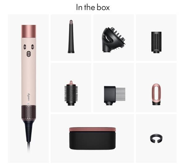 DYSON Airwrap I.D. Curly + Coily Multi-Styler & Dryer - Ceramic Pink & Rose Gold - Image 6